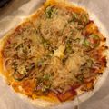 Duck0609's cooksnap of when they made 罪悪感ゼロ♪米粉と豆腐のピザ♡.