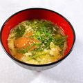 みぽぽ37's cooksnap of when they made 春雨入り✿わかめと長ネギのダシダスープ.