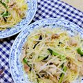 みっちゃん❇️68's cooksnap of when they made 肉入りもやし蒸し焼きそば.