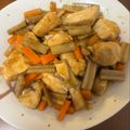あやママ99's cooksnap of when they made ＊＊鶏むね肉で♪やわらか鶏ごぼう＊＊.