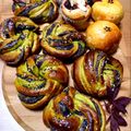 めぐを's cooksnap of when they made ★HB胡麻香る抹茶と餡子のねじりパン★.
