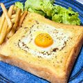なおミール's cooksnap of when they made 耳までカリカリ☆目玉焼きトースト.