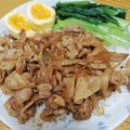 クックHBQ370☆'s cooksnap of when they made 薄切りバラ肉で作る♪激うまっルーローハン.