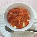 4児男子母さんの台所's cooksnap of when they made ヨーグルトに！柿のすりおろし♪.