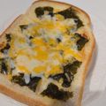 とも's cooksnap of when they made 海苔チーズ☆トースト.