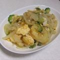 きらり流れ星's cooksnap of when they made 夏にはコレ！ゴーヤと玉ねぎと卵の炒め物.