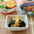 runa10's cooksnap of when they made ズッキーニとワカメの酢の物☆白だし入簡単.