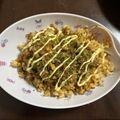 Lynn's cooksnap of when they made 焼きそばリメイク　にんにく香るそばめし.