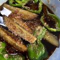ErIkaC's cooksnap of when they made 早い安いウマイ！ナスとピーマンの揚げ浸し.