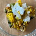 かえるこめん's cooksnap of when they made 菊の花と春菊となめこのお浸し.