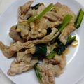 ﾄﾘﾏﾖ's cooksnap of when they made 小松菜と豚肉のポン酢炒め.
