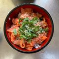 クックW6EFZZ☆'s cooksnap of when they made スモークサーモンのわさびドレッシング丼.