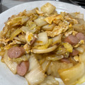 toshio39's cooksnap of when they made ☆白菜・ウインナー・卵の中華炒め☆.
