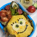 mikko6's cooksnap of when they made まんまる〜♡なスポンジボブ♪キャラ弁.