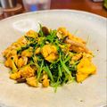 sorakaya's cooksnap of when they made 豆苗（とうみょう）と卵のふわとろ炒め.