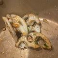 mure203's cooksnap of when they made エビとレンコンのニンニク炒め.