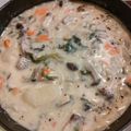楽楽楽してる's cooksnap of when they made ぶりの照り焼きリメイク ホワイトシチュー.