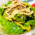 U☆kaoru's cooksnap of when they made “マヨおかか塩昆布きゃべつ和え”.