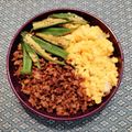 プルンバゴ's cooksnap of when they made ★簡単！合挽肉と卵の＊そぼろ丼＊です。♪.