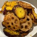 ポメちょん's cooksnap of when they made さつまいもとれんこんの甘辛.