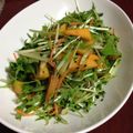 ルンルン３'s cooksnap of when they made 柿と水菜のサラダ.