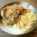 スシロボ's cooksnap of when they made ポルチーニのクリームソースチキングリル♪.