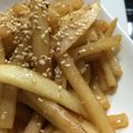 viscoちゃん's cooksnap of when they made 大根のごまきんぴら.