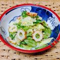 ハピクロ827's cooksnap of when they made ちくわとキャベツの和え物.