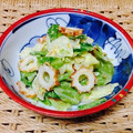 ハピクロ827's cooksnap of when they made ちくわとキャベツの和え物.