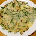 みんとこ's cooksnap of when they made たこ＆ニラ＆えのきのチーズチヂミ.
