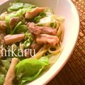 ひかる♪'s cooksnap of when they made 塩豚と春キャベツでパスタ*:.。..。.