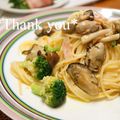 bobitin's cooksnap of when they made 簡単！牡蠣とブロッコリーのオイルパスタ.