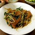 sakiken's cooksnap of when they made レバニラ炒め.