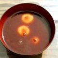 ラピナス's cooksnap of when they made ふわふわ団子入り、簡単おしるこ☆.