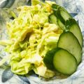 しにげ's cooksnap of when they made キャベツモリモリ☆ササミのサラダ.