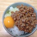 おこめとたまご's cooksnap of when they made 天かすで納豆卵丼.
