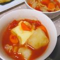 しょしょまろ's cooksnap of when they made ナイスリメイク！とんじゃがトマトスープ.