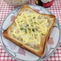在宅勤務のおじさん's cooksnap of when they made 朝食ランチトースト☆ツナマヨピザトースト.