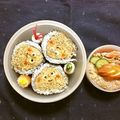 komutatata's cooksnap of when they made 栗くん海苔巻き＊キャラ弁.