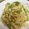 まじゅじゅ's cooksnap of when they made ☆定番メニュー☆明太子（たらこ）パスタ♪.