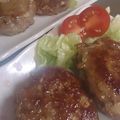 ゆきちのん's cooksnap of when they made たけのこ入り鶏挽肉のハンバーグ（つくね）.