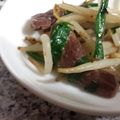 Atchanga's cooksnap of when they made 牛ハツ（心臓）とモヤシの中華炒め.