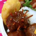 キャシーキャサリン's cooksnap of when they made お弁当に♪ミートボールでいがぐり！.