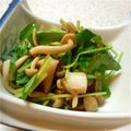 よcco's cooksnap of when they made タコとしめじ・水菜のあっさり酢の物♪.