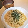 ゆけり３兄弟's cooksnap of when they made 材料少ない♪簡単たらこスパゲティ☆.