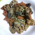ayachin123's cooksnap of when they made レンコンと椎茸のきんぴら.