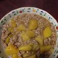 みかぷん★'s cooksnap of when they made さつまいもの挽肉あんかけ.