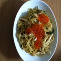 panco808's cooksnap of when they made いくらときのこの和風パスタ.