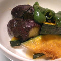 バカリャウ's cooksnap of when they made かぼちゃとパプリカの揚げ浸し.