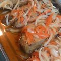 もとちゃ's cooksnap of when they made カラスガレイの南蛮漬け.
